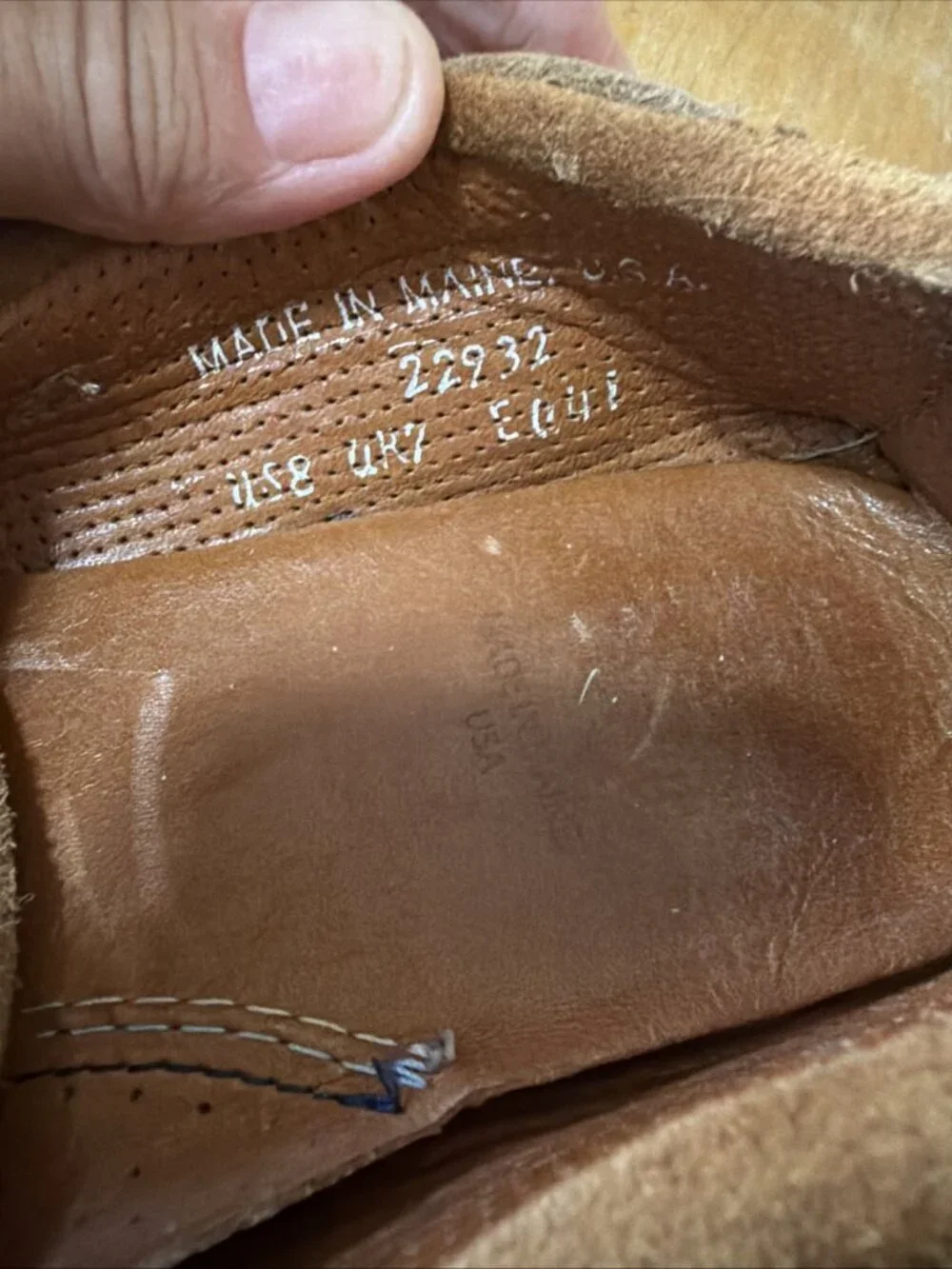 Sperry x Sunspel Gold Cup Brown Suede Boat Shoes Made In Maine Womens Sz 8.5/38